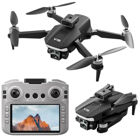 V15 MAX Drohne 8K Professionell Mit Bildschirm WiFi FPV Hindernisvermeidung Bürstenloser Motor Fernsteuerung Quadcopter