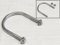 6MM x 20MM Zinc Plated 'U' Bolt With 2 Hex Nuts - Clamp Pipe Tube Marine