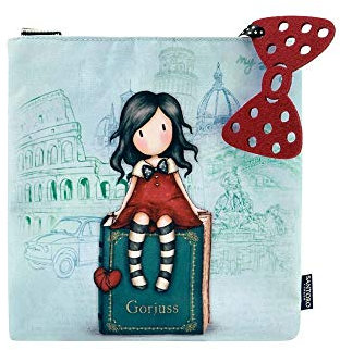 Gorjuss 386gj13 Umhängetasche, 26 cm, Blau (Azul)