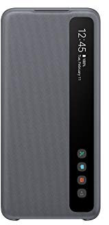 Samsung Original Galaxy S20 | S20 5G Clear View Cover/Mobile Phone Case - Grey