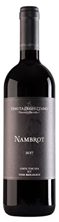 Tenuta di Ghizzano - Nambrot - Vino Tinto BIO I.G.T. Costa Toscana. Vino Premiado, Dedicado al Caballero de Carlomagno Franco Nambrot - Botella 0,75 Litros