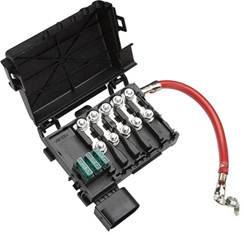ZEALfix Car Battery Fuse Box Holder Terminal 1J0937550A for J Golf Mk4 Beetle 1999-2004