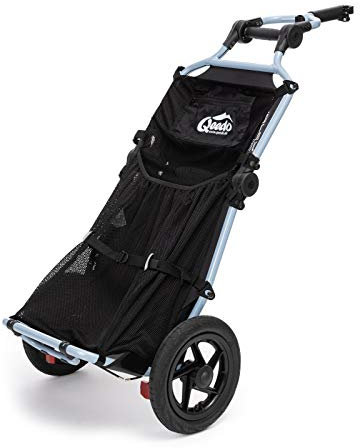 Qeedo Travoy Fahrrad Lastenanhänger (2020) Set Gepäcknetz - Cool Grey
