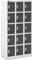 Fromm & Starck STAR_MCAB_17 Metallschrank Schließfachschrank Metallspind Spindschrank abschließbar 15 Fächer