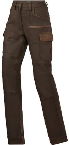 Parforce Traditional Hunting Damen Lederhose Prestige Full-Bull Braun/Dunkelbraun 44