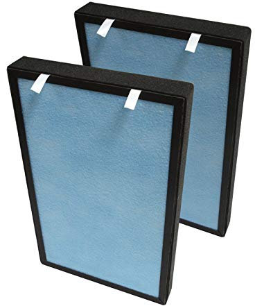 PUREBURG PB-P01F Lot de 2 filtres de rechange compatibles avec purificateur d'air Pro Breeze PB-P01, filtre HEPA H13 à 4 étapes, filtre à air au charbon actif