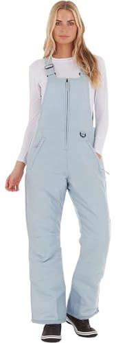c Quest Isolierte und Wasserabweisende Damen-Skihose, Blau (Blue Fog)