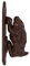 DII Cast Iron Türklopfer-Kollektion, Gusseisen, Rabbit