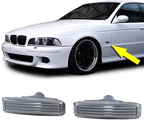 Seitenblinker Schwarz Smoke Paar passend für BMW 5er E39 Limousine Touring 95-03