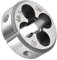PATIKIL 3/8-24 UNF Rotondo Filettatura Matrici, 1pz Destra Mano Lega Utensile Acciaio