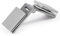Heavy Duty Shower Glass Door Hinge,Solid One-Piece Precision Cast with 5mm Thick 304 Stainless Steel,for 5/16-1/2 (8mm-12mm) Thick Frameless Bathroom Doors,Glass to Glass Mount,1 pc,Brushed Nickel