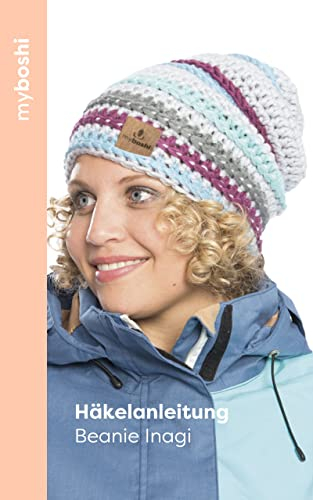 myboshi Häkelanleitung Beanie Inagi: Häkelmütze für Erwachsene