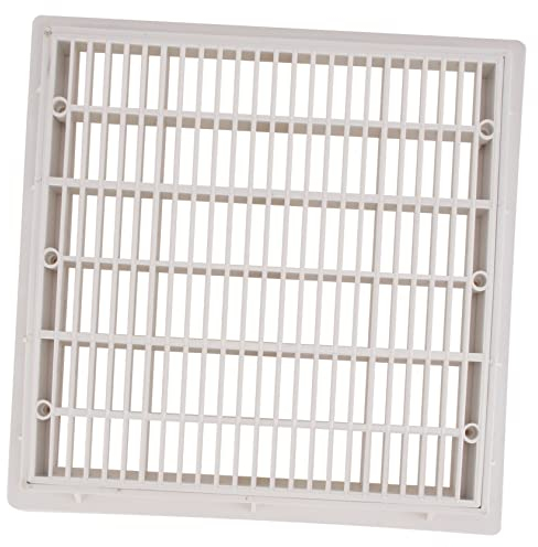 Healeved Escurridor para Fregadero Quadratisches Werkzeug Sieb Für Waschbecken Becken Haarfänger Teich Sieb Filter Bodenablauf Schutzabdeckung Quadratisch Hauptablauf Bodenablauf Werkzeug