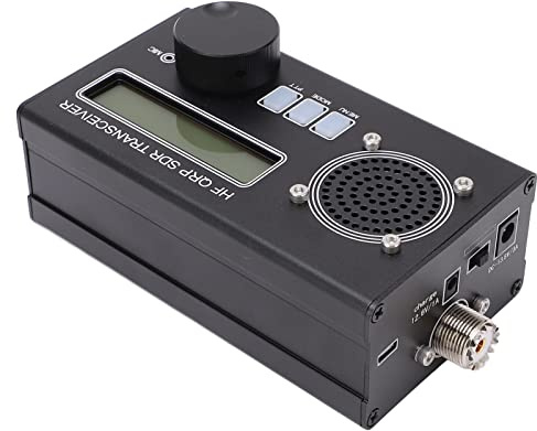 Récepteur Radio SDR, émetteur-Récepteur SDR intégré SSB CW HF QRP avec Batterie et Microphone Récepteur (Prise UE)