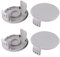 4 Pcs Trimmer Spool Caps, Replacement Spool Cover Caps, Strimmer Head Cover, Compatible with Ryobi AC14HCA AC14RL3A Grass Trimmers