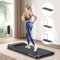 BLACK LORD Laufband, elektrisch, Trainingsgerät, 2,2 PS, Fitnessgerät, Walking-Jogging-Trainer für das Fitnessstudio zu Hause, Büro, kommerzielle Serie, Schwarz