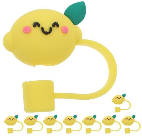 Amosfun Lot De 4 Embouts De Paille Légers Et Décoratifs Réutilisables Anti-poussière 10 Pièces X 4