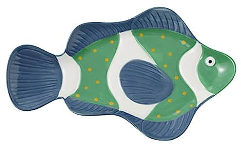 BEBEMOKO Steakteller, zartes Fischtablett, Keramik-Speiseteller, perfekt für Familienfeiern