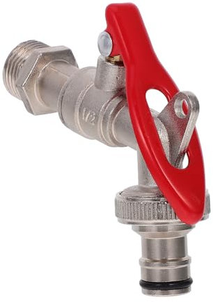 KITANDOVE Wandmontierter Wasserhahn Für Außenbereich Garten Und Waschbecken Mit Schnell Fließendem Wasser Und Vielseitigem Auslauf Aus Edelstahl