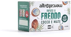 Altromercato - Infuso a freddo con cocco e mate - 16 filtri - 40 g