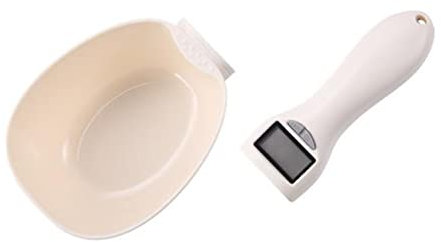 LIGIGWASH Digital Measuring Spoon Scale Electric Food Scale Spoon for Kitchen Accurate Weight Measurement Up to Cup for Cooking Baking and Pet Food