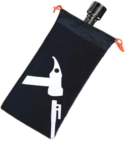 Camping Tent Peg Bag, Ground Peg Bag - Oxford Fabric Drawstring Organizer Pouch for Ground Hiking Tarpaulin Beach Hammock