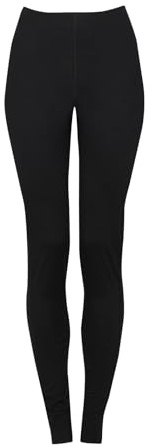 Dilling Damen Merino Leggings Single Wool aus 100% Bio Merinowolle Slim Fit Base Layer für Sport & Outdoor