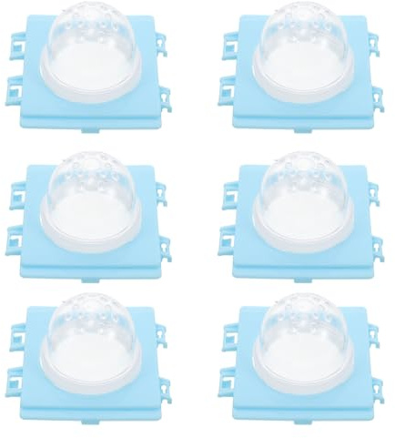 Ciieeo 6 Stück Hamsterkäfig Rohrverbinder Blau Modulare Käfigtunnel mit Endkappe Kompatibel für Externe Anschlussmodule Selbstgemacht Käfigtrennwand Zubehör
