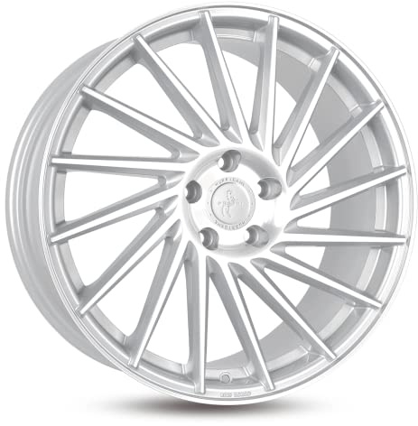 KESKIN KT17 SILVER FRONT POLISH 8,5x19 ET45 5.00x5x112 Hub Hole 72.60 mm - Alu felgen