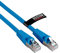 Rhinocables El Plomo Cat6A blindado RJ45 Snagless 10 Gigabit Ethernet Cat 6A calzada corrección de la Red por Cable Colores Multi de Alta Velocidad y Longitudes (20m, Azul)