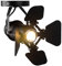 Hobaca® GU10 L19 * W17cm Mini Loft LED-Strahler Deckenleuchten Industrielle Schienenleuchte Anbau-Retro-Lampen Downlight für kleine Vitrine Coffee Bar