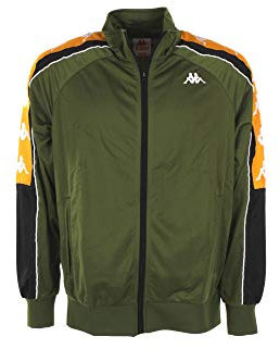 Kappa Felpa Uomo XS Verde/Nero/Arancio 3031qc0 Autunno Inverno 2019/20