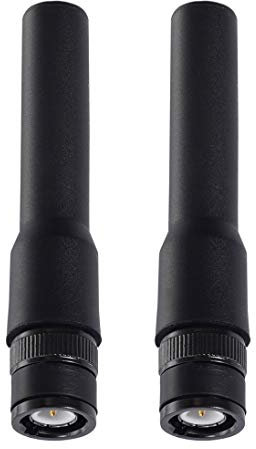 Bingfu Ham Radio BNC Male Soft Antenna 2-Pack Compatible with Uniden SR30C Bearcat BC125AT BCD436HP BC75XLT BCD325P2 Police Scanner Frequency Counter Two Way Radio