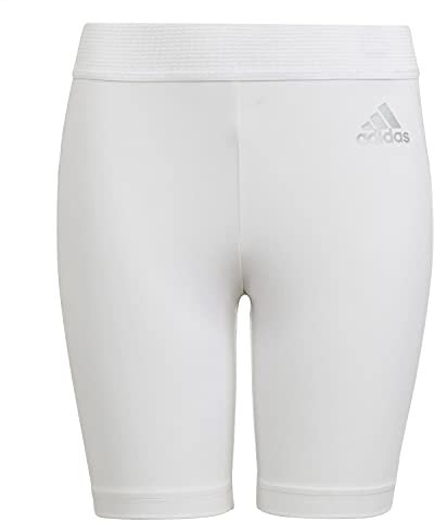 adidas Performance Techfit Short Tight Kids Weiss, 116 Kinder