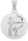 Amor Motivanhänger 925 Sterling Silber Unisex Damen Herren Anhänger, Silber, Schütze, Kommt in Schmuck Geschenk Box, 2028055