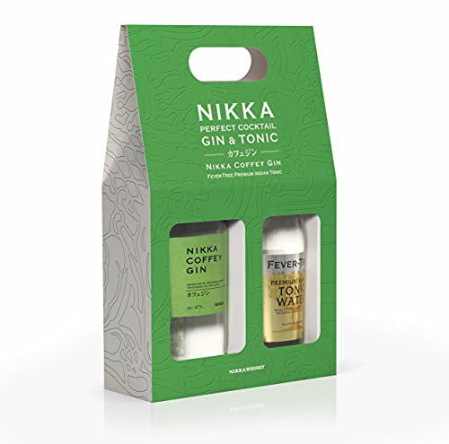 NIKKA - Coffret Gin, Coffey Gin x Fever Tree - Cocktail Gin Japonais x Indian Tonic Water - Origine : Japon - 47% Alcool - 70 cl