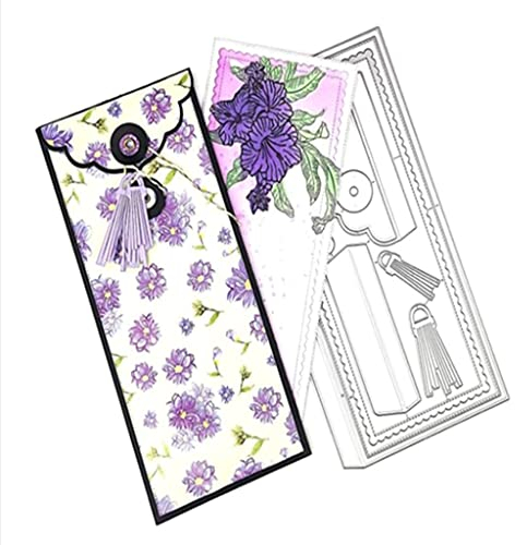 Briefumschlag-Set Metall Stanzformen Stanzformen für Kartenherstellung Clearance, Prägeschablonen für Scrapbooking, DIY Album Papierkarten Dekoration