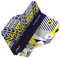 RED DRAGON Peter Wright Snakebite Hardcore Stack Black and Yellow Dart Flights - 3 Sets Per Pack (9 Flights in Total)