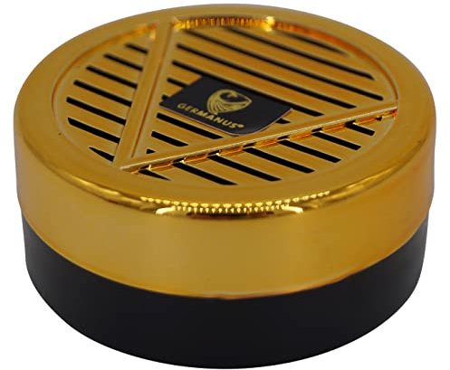 GERMANUS Humidificateur rond doré avec cristaux