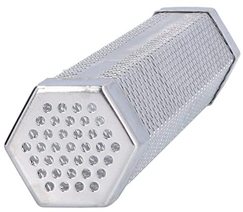 Niiyen Pellet Smoker Tube Rauchrohr 304 Edelstahl Tragbares Hex Stabiles Grillrauchgeneratorrohr Für Kaltes Heißes Räuchern von Gegrillten Lebensmitteln(12in)
