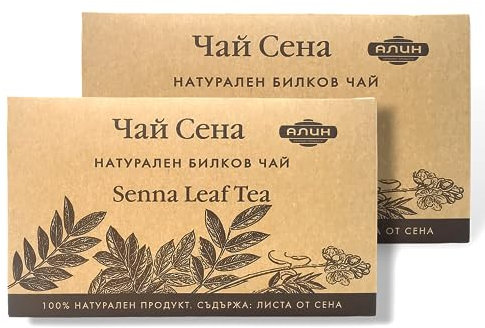 Thé naturel ALIN, thé aux feuilles de séné -1x20 sachets de thé, tisane 100% naturelle - thé aux feuilles de séné, sans additifs, herbe de séné, laxatif naturel à effet doux (2)
