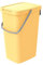 Keden Systema Q Cubo de Basura Cubo de Reciclaje (20L, Amarillo Claro)