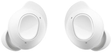 Samsung Galaxy Buds FE Écouteurs sans fil, Réduction active du bruit, Ajustement confortable, 3 Micros, Commande tactile, Basses profondes, Blanc, Version FR