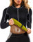 Weyot Tuta Sauna Dimagrante Donna, Camicia A Maniche Lunghe Sauna Maglia per Sudare Snellente Neoprene Body Shaper Sportivi per Fitness Corsa,S,Black