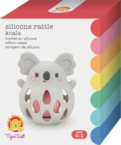 Tiger Tribe Silikon Rassel Koala - Baby Spielzeug sensorisch