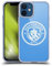 Head Case Designs Offizielle Manchester City Man City FC Fliesen blau Weiss Mono Abzeichen Pixels Softgelhülle Kompatibel Mit Apple iPhone 12 Mini Und Kompatibel Mit Magsafe Zubehör