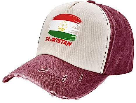 Schirmmütze Basecap Tadschikistan Nationalflagge Golf Hüte Leichtgewicht Basecap Sport Baseballkappe Für Herren, Golf, Damen
