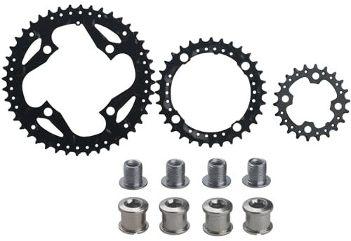 ENEWSTAR 104/64BCD MTB Kettenblatt, 3 x 9-Gang-Fahrrad-Kettenrad, 22T, 32T, 44T, Dreifach-Fahrradplatte, MTB-Kurbelgarnitur, Kettenblattteil