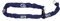 Squire Strongloop J3 High Security Loop-End Lasso Bike Lock Chain – 8mm Hardened Alloy Steel Links, 915mm Length, 15mm Loop-End, Sold Secure Silver Approved, Fits D-Locks up to 14mm