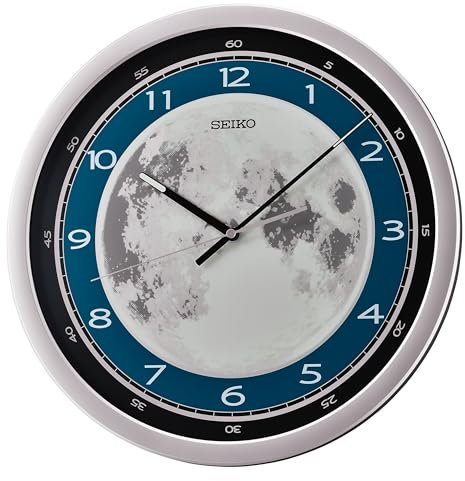 Seiko Clocks Wanduhr QXA831S, Silber